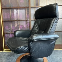 チェアワークス　本革　椅子　ソファ　リクライニングの画像