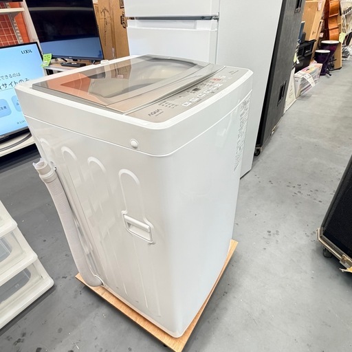 未使用 洗濯機 AQUA  2023年 6K　39800円