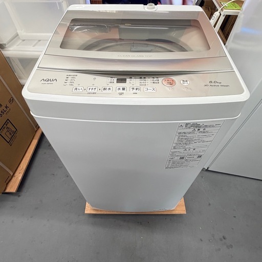 未使用 洗濯機 AQUA  2023年 6K　39800円