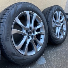 マツダ純正19インチホイール スタッドレスタイヤ
の画像
