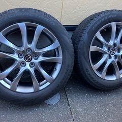 マツダ純正19インチホイール スタッドレスタイヤ
の画像