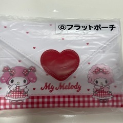 🩷マイメロディ マイスウィートピアノ 当たりくじ🩷⑧フラットポーチの画像