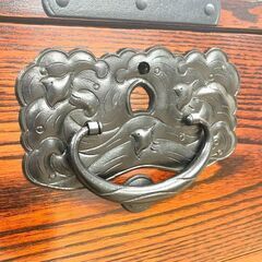 【美品】和箪笥 鍵付き 箪笥 衣装箪笥 収納 伝統工芸 引き出し6個 4段 台車付き ストッパー付き 札幌 東区 店頭引き取り歓迎の画像