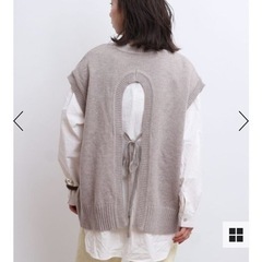 ungrid バックオープンニットの画像