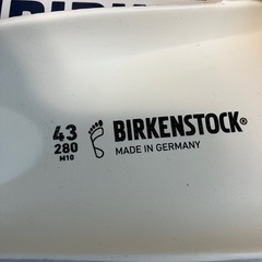 ビルケンシュトック マドリッド EVA ホワイト 43 28cm 箱 タグの画像