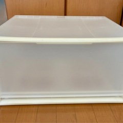 無印良品　ポリプロピレン　収納ケース　ワイド　大の画像