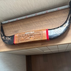 バッファローのツノ アンティーク オブジェ / 木彫りの画像