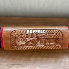 バッファローのツノ アンティーク オブジェ / 木彫りの画像