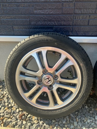 値下げしました。ホンダ純正アルミホイール&タイヤセット