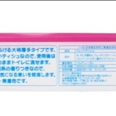 トイレに流せるおしりふき 大判厚手の画像