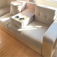 モダンデコ　2WAYソファ【お値下げ可能です。】 の画像