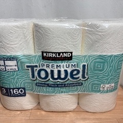 ☆コストコ人気商品！！　ペーパータオル カークランドシグネチャー プレミアム 3ロールの画像