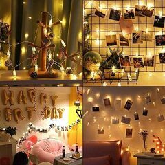 クリスマスにぴったりのクリップライト　イルミネーション　管理番号:M2019_1013_hima＿002Ｃの画像