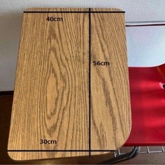   VIRCO デスク付きスクールチェア　レッド　ミッドセンチュリー　モダニカ　キッズ〜女性用サイズの画像