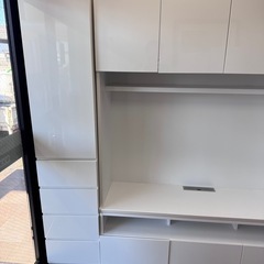 収納付き　壁面テレビボード　の画像