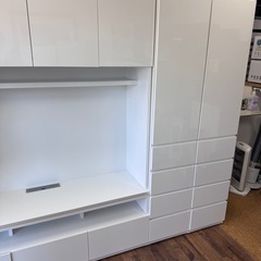 収納付き　壁面テレビボード　の画像