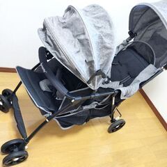 【美品！】二人乗りベビーカーの画像