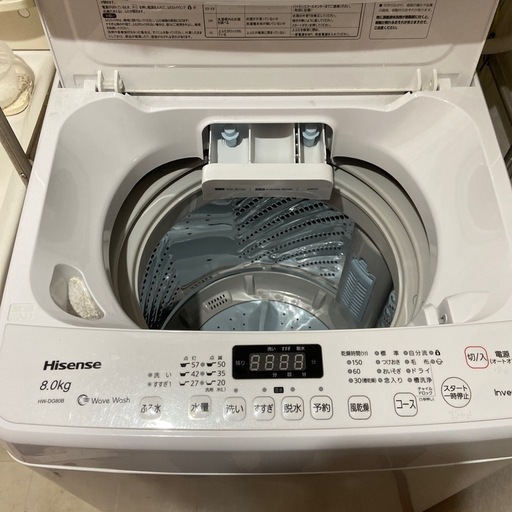 洗濯機　8.0kg