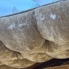 ビンテージソファ　ヴィクトリアンソファ　ベロアソファの画像