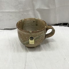 ⭐︎ドリーム2号館⭐︎ジモティー割引 信楽焼 荒工化粧 カップ＆ソーサー の画像