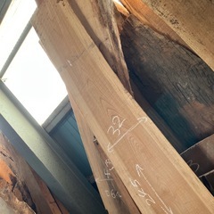 ケヤキ　板　D I Y カウンター　棚　素材　ディスプレイ　テーブル　台の画像
