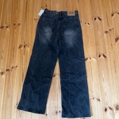 【新品未使用】ストレートデニムパンツLサイズの画像