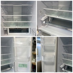 日立大型6ドア冷蔵庫.520L.自動製氷.2020年型、全面ガラス使用、10キロ内配達無料の画像