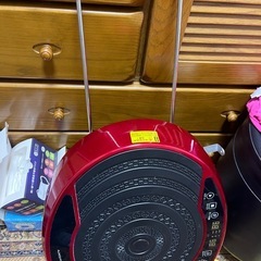 アルインコ(ALINCO) 2D振動マシン バランスウェーブミニ FAV4117R 体幹・筋力トレーニング 振動速度16段階調節 エクササイズバンド・の画像