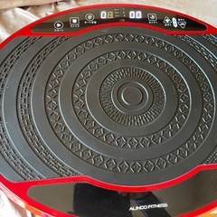 アルインコ(ALINCO) 2D振動マシン バランスウェーブミニ FAV4117R 体幹・筋力トレーニング 振動速度16段階調節 エクササイズバンド・の画像