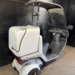 ★支払い総額5.5万円★関東圏内即日配送可能！ホンダ　ジャイロキャノピー　TA02 ワイドスペーサー！ミニカー登録OK！リアボックス付き！の画像