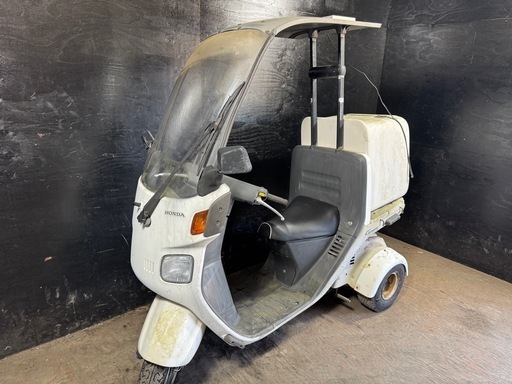 ★支払い総額5.5万円★関東圏内即日配送可能！ホンダ　ジャイロキャノピー　TA02 ワイドスペーサー！ミニカー登録OK！リアボックス付き！