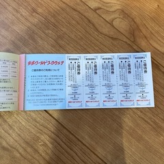 東武鉄道 株主優待券 有効期限2026年6月30日 一部使用済みの画像