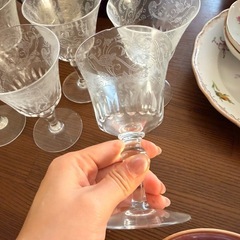 バカラ パルメ ワイングラス 6本の画像