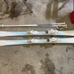 スキー　靴　ポール　セットの画像