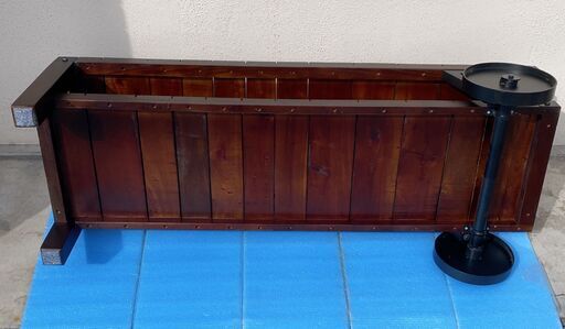 レトロ風 車輪付テレビ台 ストア テレビボード ローボード 幅120㎝