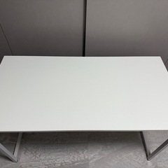 【無料】デスク　ホワイト　120cmの画像