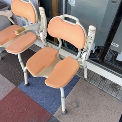 【早い方優先‼️】シャワーチェア 2脚セット 風呂椅子 イス 肘掛け付きの画像