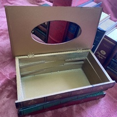 アンティーク風ボックスティッシュ収納📖´-の画像