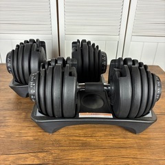 可変式ダンベル　24キロ　2個セット　ダンベル　トレーニング　筋トレ器具の画像