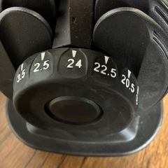 可変式ダンベル　24キロ　2個セット　ダンベル　トレーニング　筋トレ器具の画像