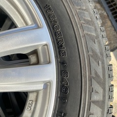 アクア使用中古スタットレスホイール4本セット の画像