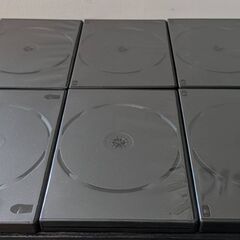 サンワサプライ DVDトールケース(6枚収納) ブラック の６枚セットの画像