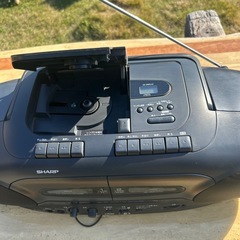 【稼働動作確認済】SHARP CD／カセットラジカセ — 中古の画像