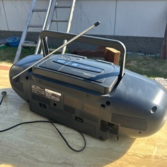 【稼働動作確認済】SHARP CD／カセットラジカセ — 中古の画像