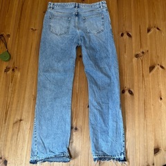 【ZARA】ストレートデニム ライトブルーの画像