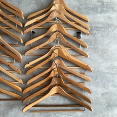 木製ハンガー　22本の画像