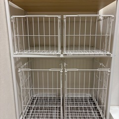 棚付きランドリーバスケット ALCO(アルコ) ワイドタイプの画像