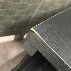 ブラック テレビ台  キャスター付きの画像