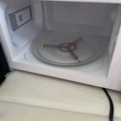 ニトリ nシンプル 電子レンジ ブラックの画像