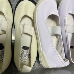 上履き3足16.5 　17.0  19.0の画像
